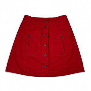 Vintage Banana Republic Mini Skirt Size S Front Pockets Designer